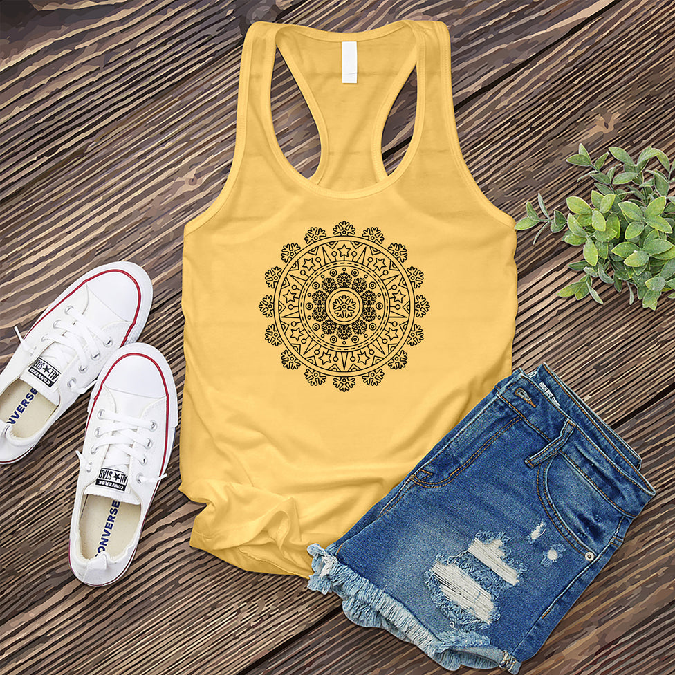 Ice Blue Mandala Women's Tank Top Image