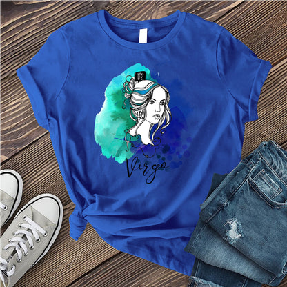 Watercolor Virgo Woman T-shirt