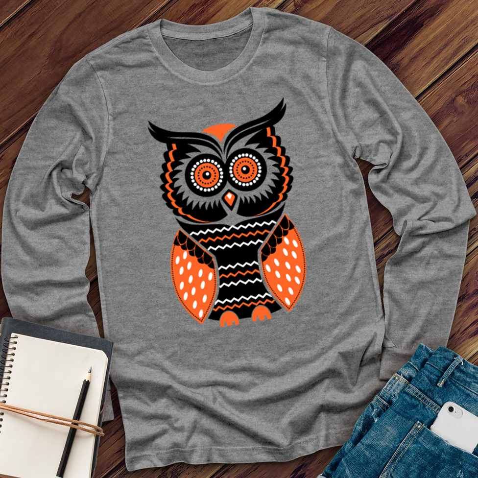 Halloween Owl Long Sleeve Image