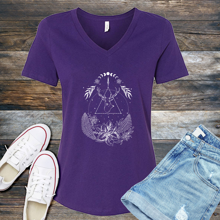 Reindeer Constellation V-Neck's Image