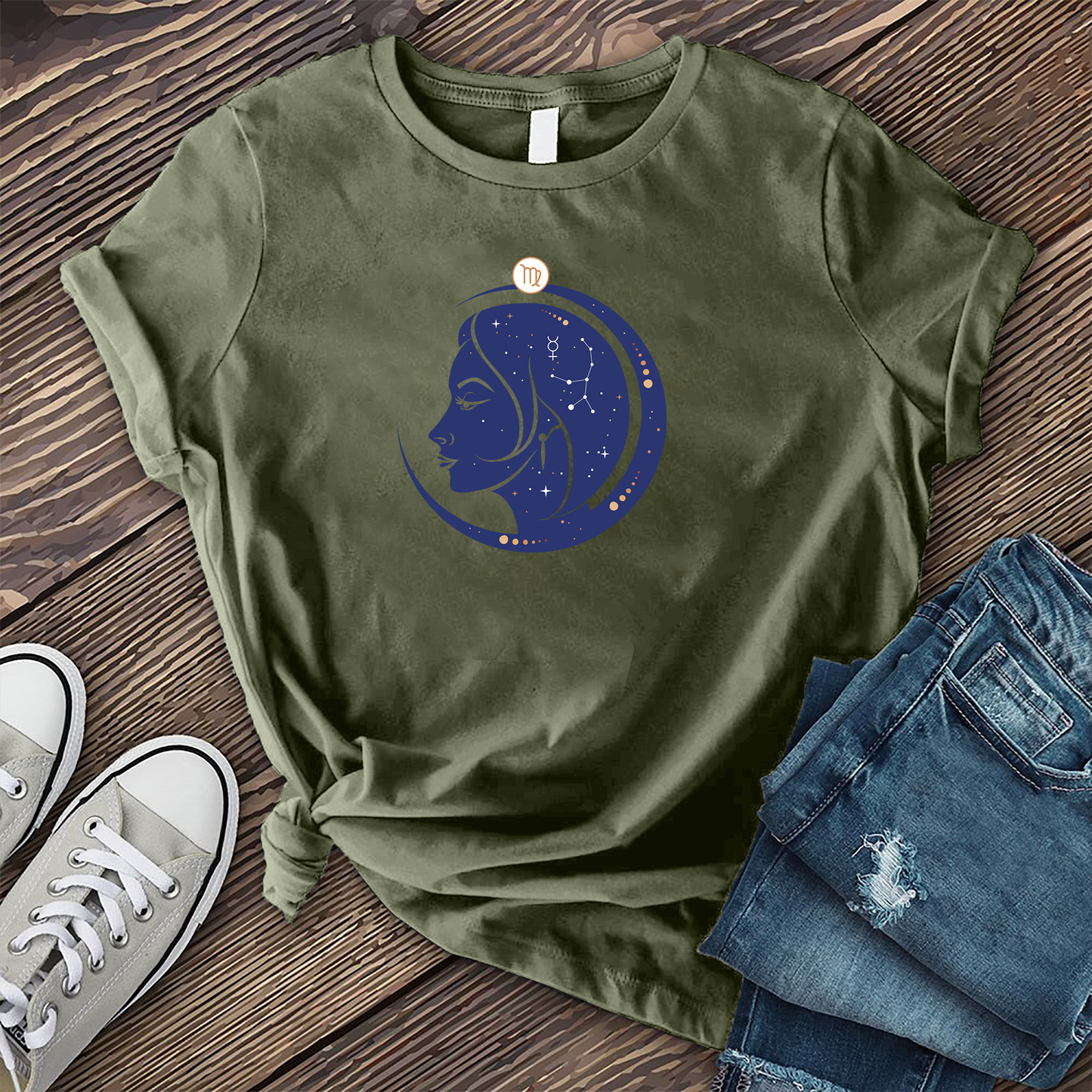 Constellation Blue Virgo T-shirt