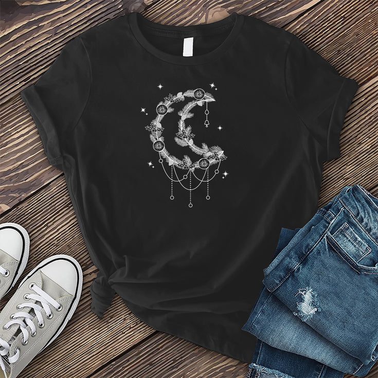 Moonlight Winter Wreath T-Shirt's Image