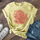 Red Merry Christmas Mandala T-shirt's Image