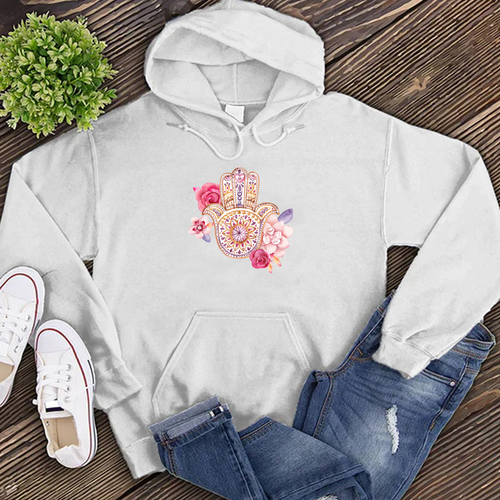 Watercolor Hamsa Hoodie Image