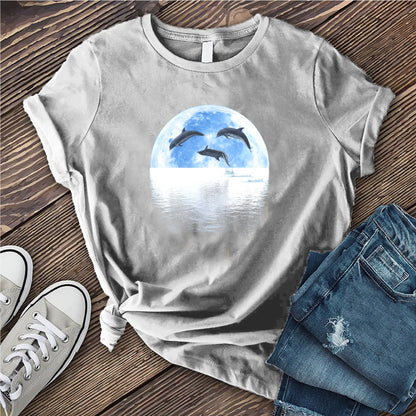 Lunar Dolphin Reflection T-Shirt