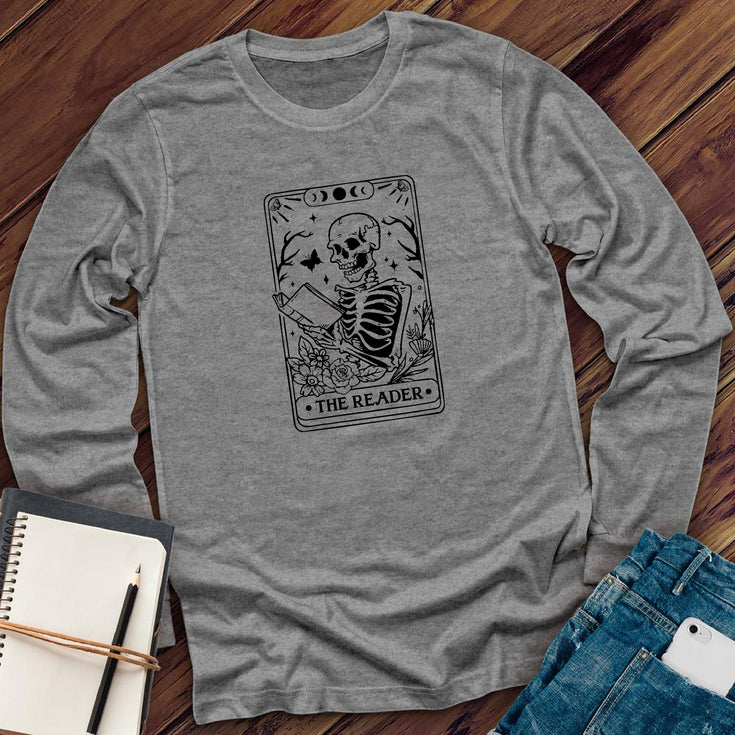 The Reader Tarot Card Long Sleeve's Image