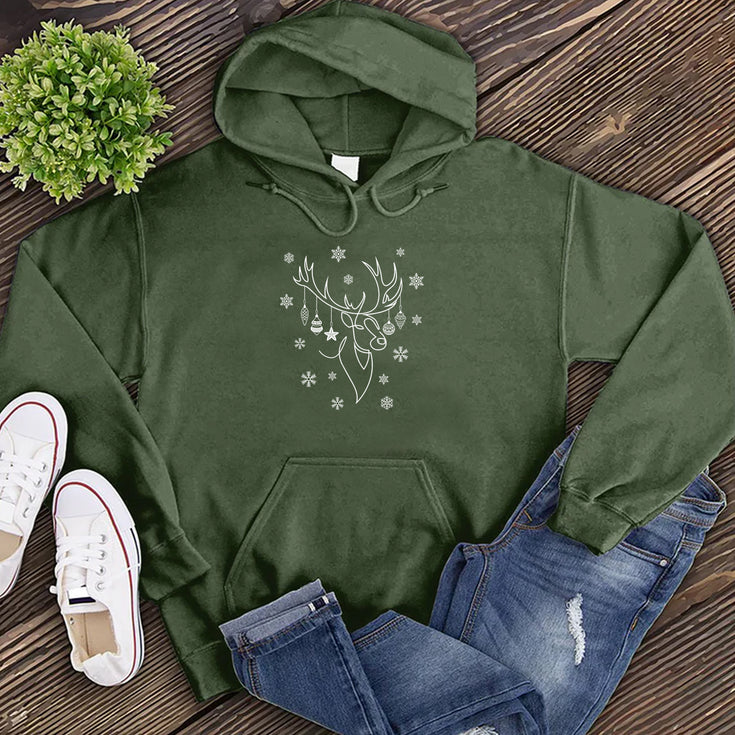 Ornamental Reindeer Hoodie's Image