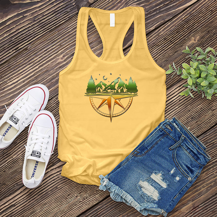 Mountain Range Compass Women's Tank Top's Image