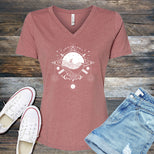 Celestial Ocean Compass V-Neck's Image