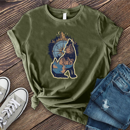 Howling Wolf Compass T-shirt
