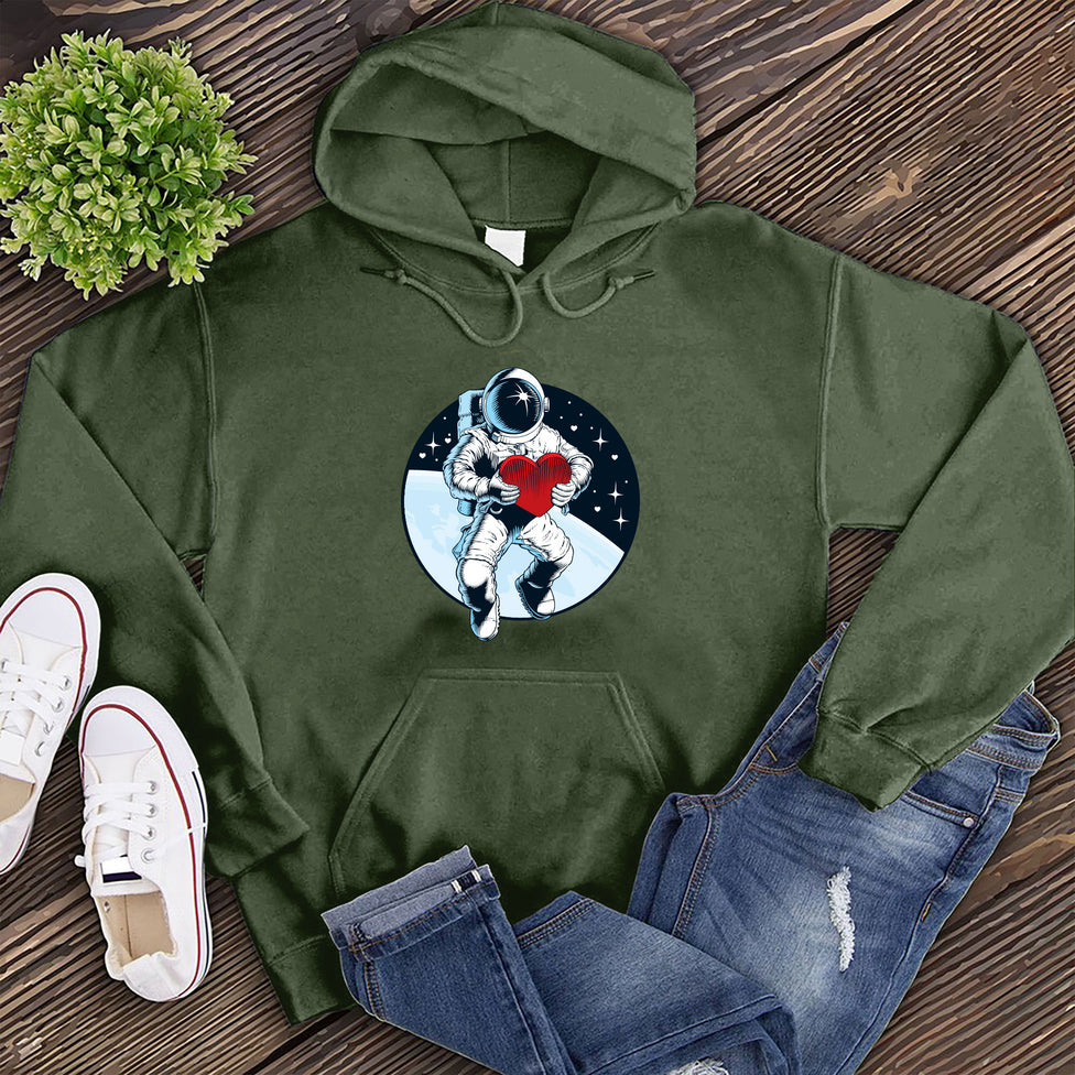 Valentine Astronaut Hoodie Image