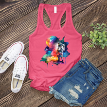 Load image into Gallery viewer, Galactic Watercolor Astronaut Women&#39;s Tank Top

