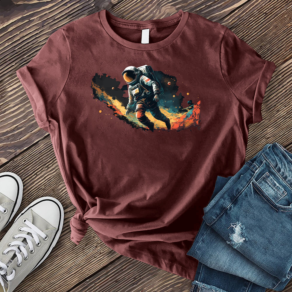 Space Walking Astronaut T-shirt Image