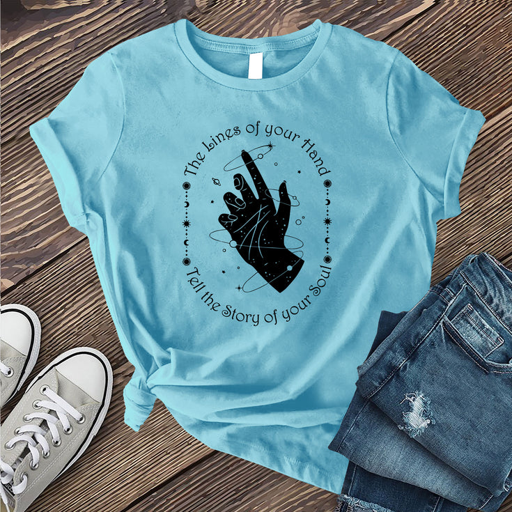 The Lines Of Your Hand T-shirt's Image