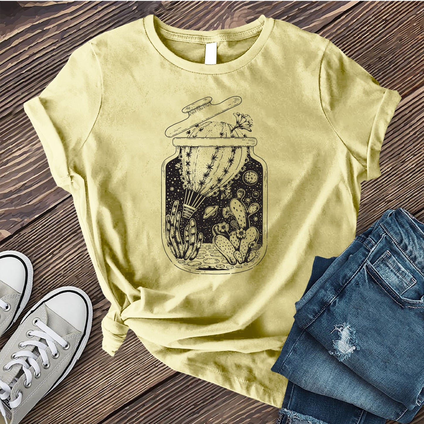 Desert Solar System Jar T-shirt