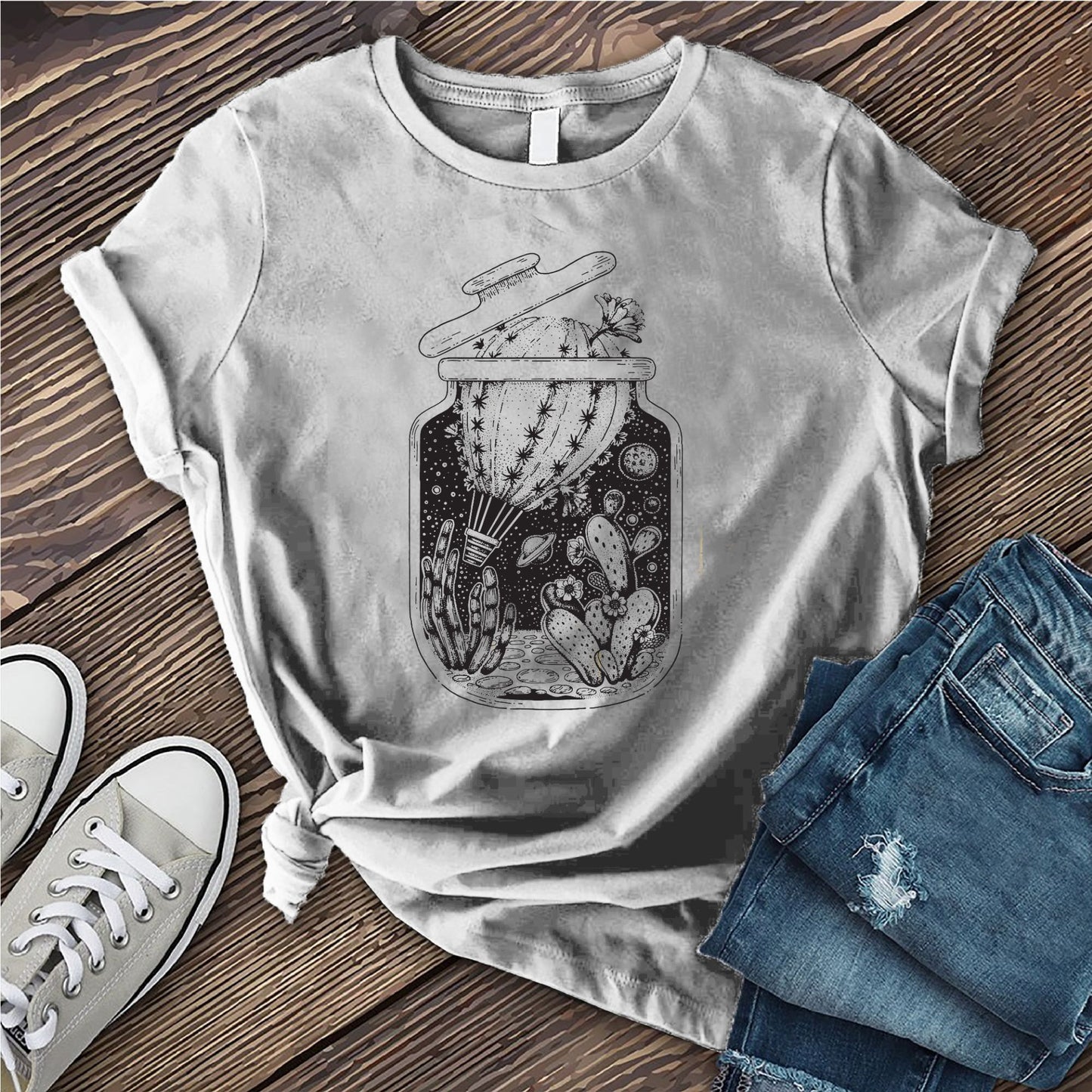 Desert Solar System Jar T-shirt