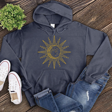 Load image into Gallery viewer, Geometric Sun and Moon Hoodie
