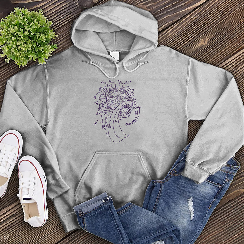 Groovy Astronaut Hoodie Image