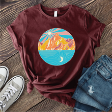 Load image into Gallery viewer, Summer Mountain Sun and Moon T-shirt

