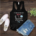 Books Spicy & Coffee Icy Women's Tank Top's Image