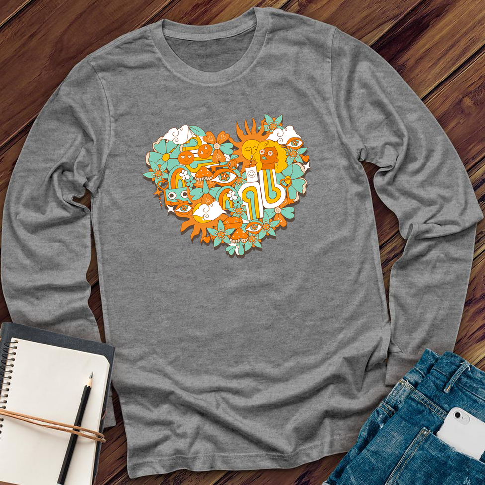 Hippy Heart Long Sleeve Image