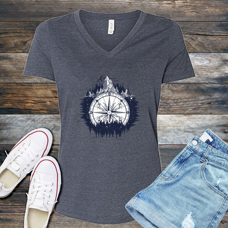 Adventure Compass V-Neck's Image