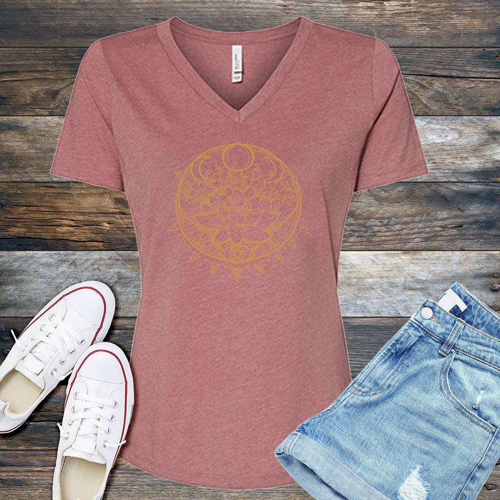 Third Eye Lotus V-Neck Image