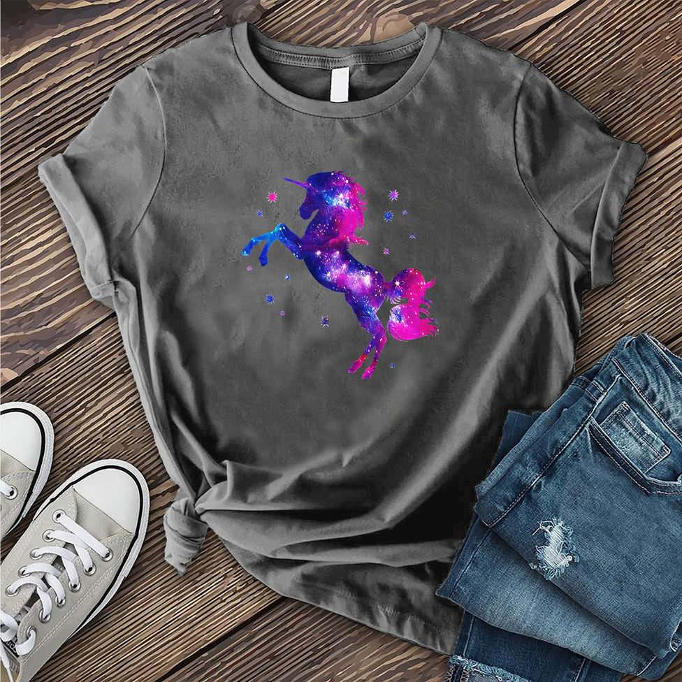 Pink And Purple Rainbow T-shirt Image