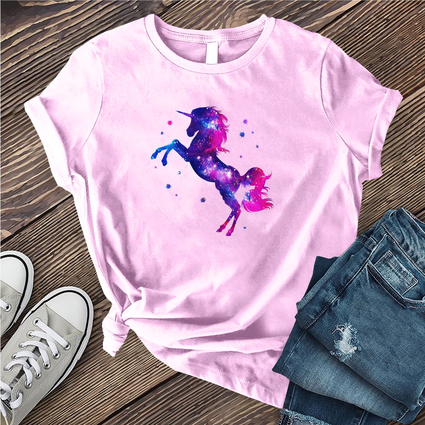 Pink And Purple Rainbow T-shirt