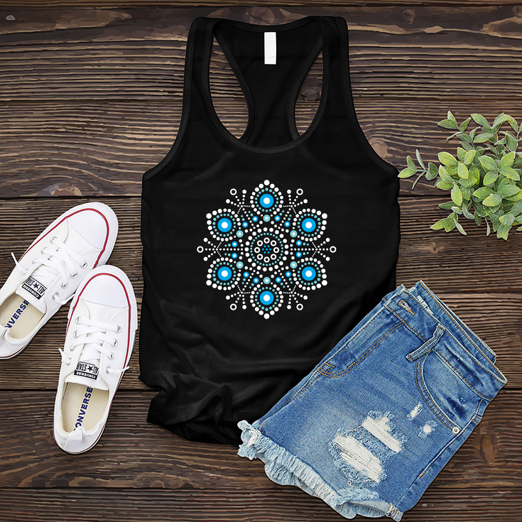 Abstract Snowflake Women's Tank Top's Image