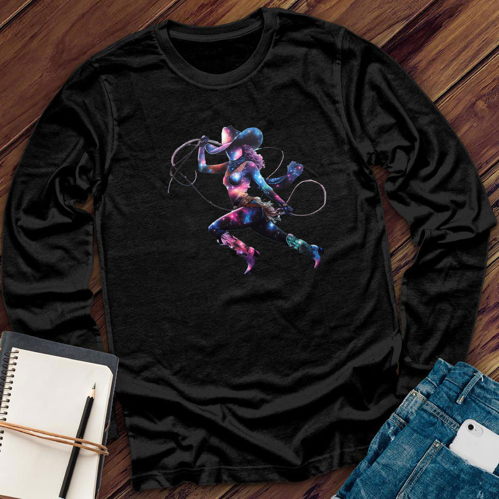 Cosmic Cowgirl Lasso Long Sleeve Image