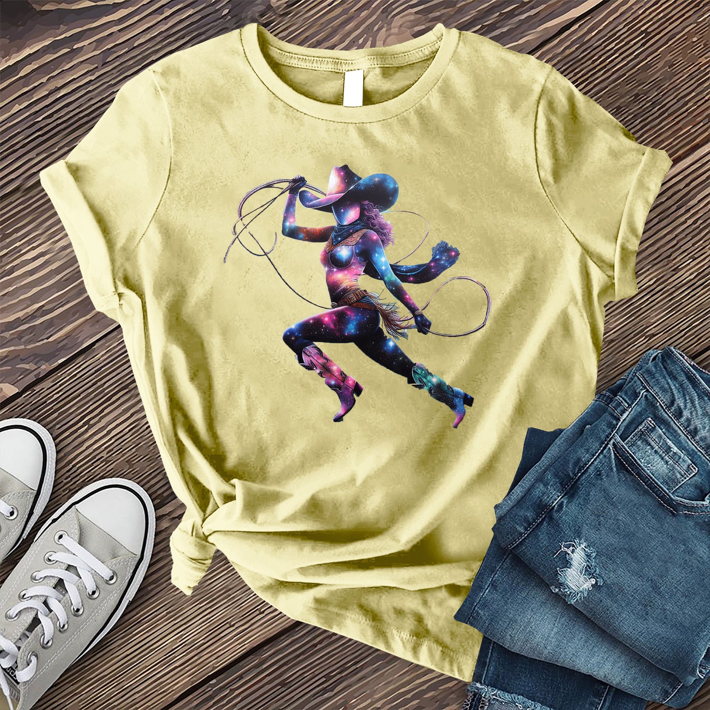 Cosmic Cowgirl Lasso T-shirt