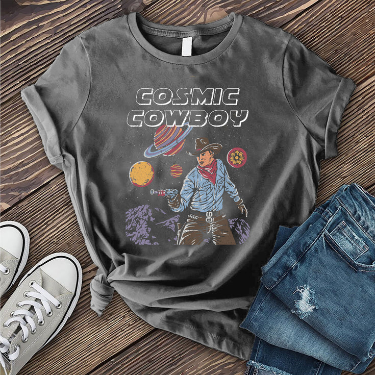 Flat Cosmic Cowboy T-shirt's Image