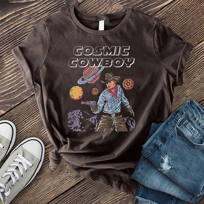 Flat Cosmic Cowboy T-shirt