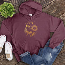Load image into Gallery viewer, Sun And Moon Floral Star Hoodie
