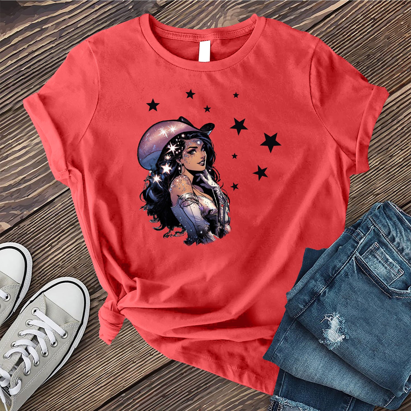 Pop Cosmic Cowgirl T-shirt