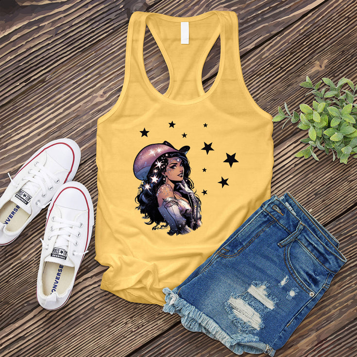 Pop Cosmic Cowgirl Women's Tank Top's Image