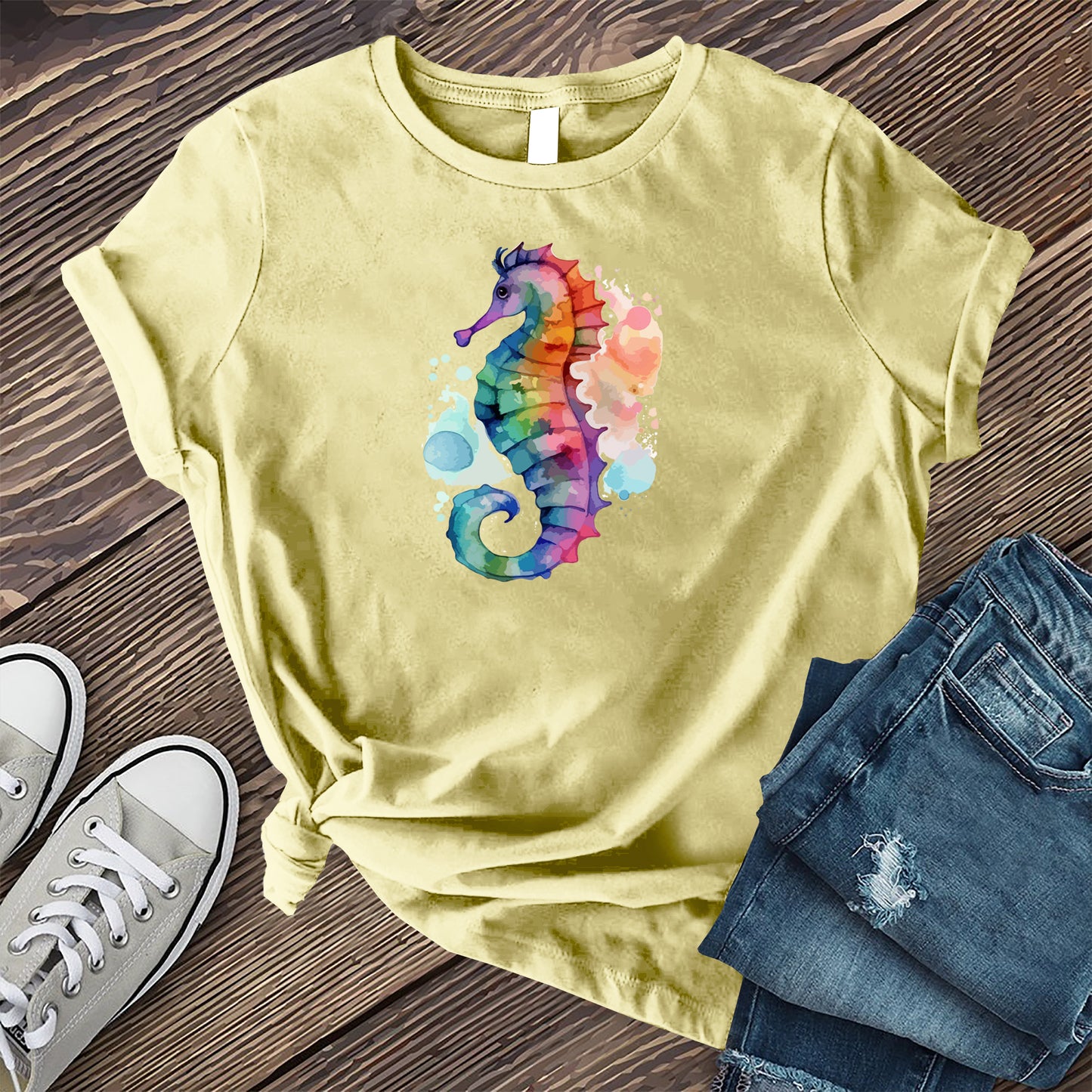 Watercolor Seahorse T-Shirt