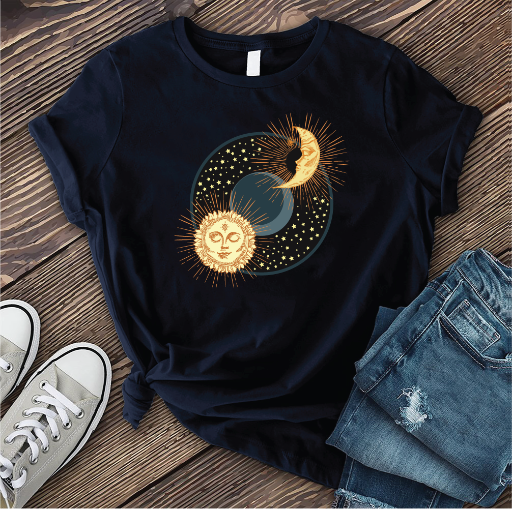 Sun Stars and Moon T-Shirt – Cosmic Clothing Co.