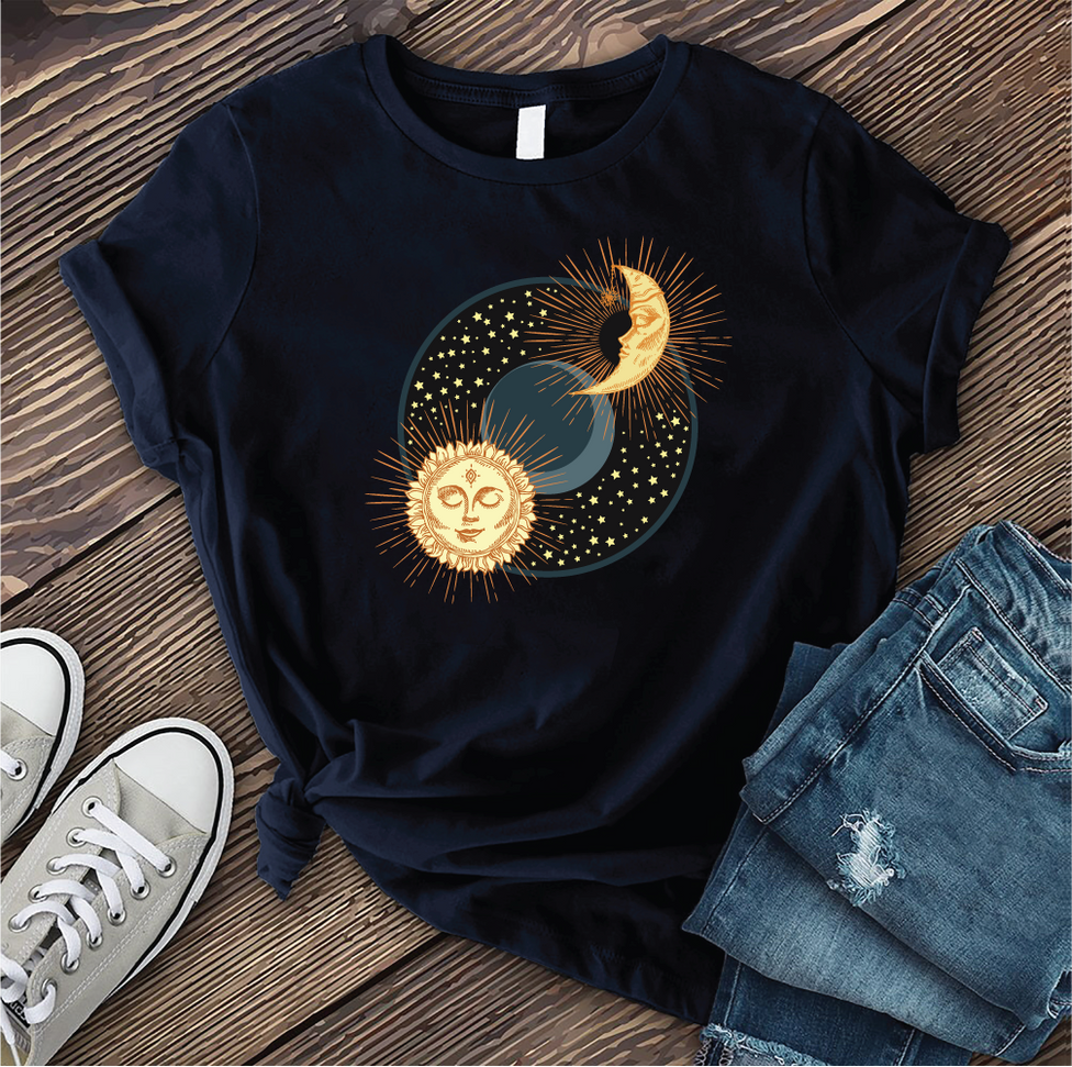 Sun Stars and Moon T-Shirt Image