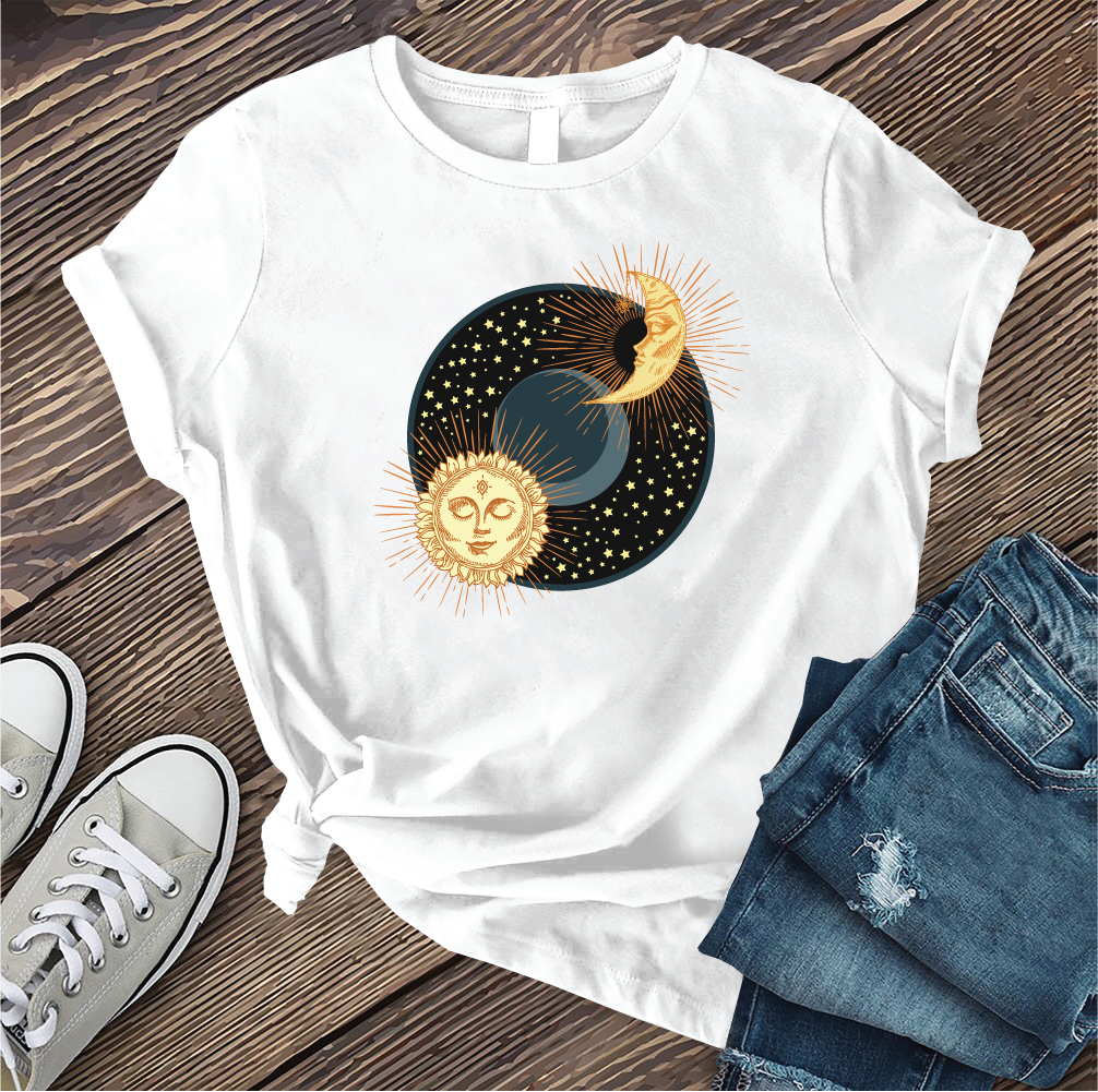 Sun Stars and Moon T-Shirt – Cosmic Clothing Co.