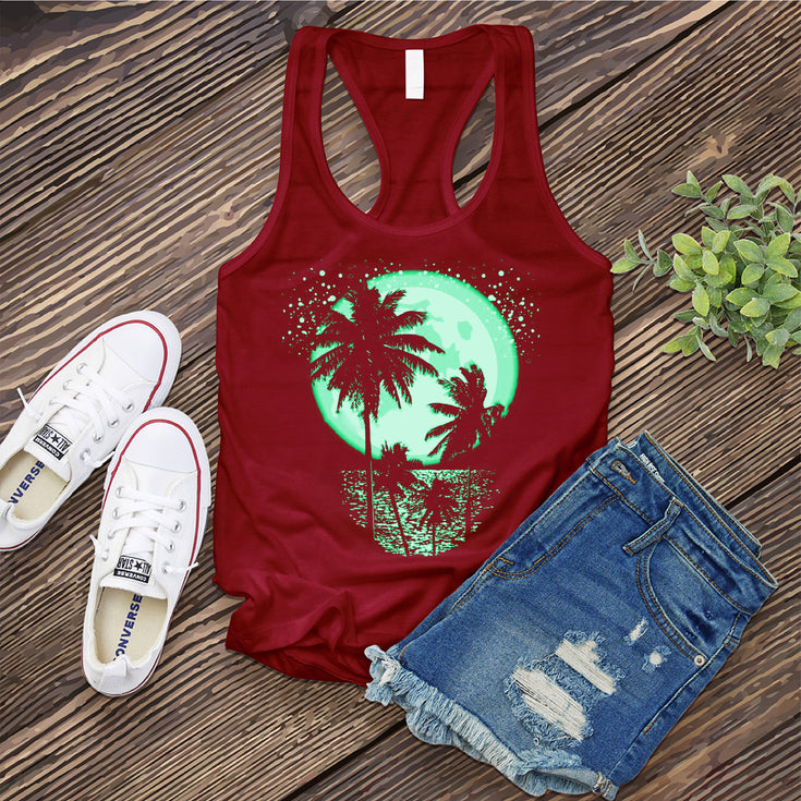 Cosmic Palm Tree Women's Tank Top's Image