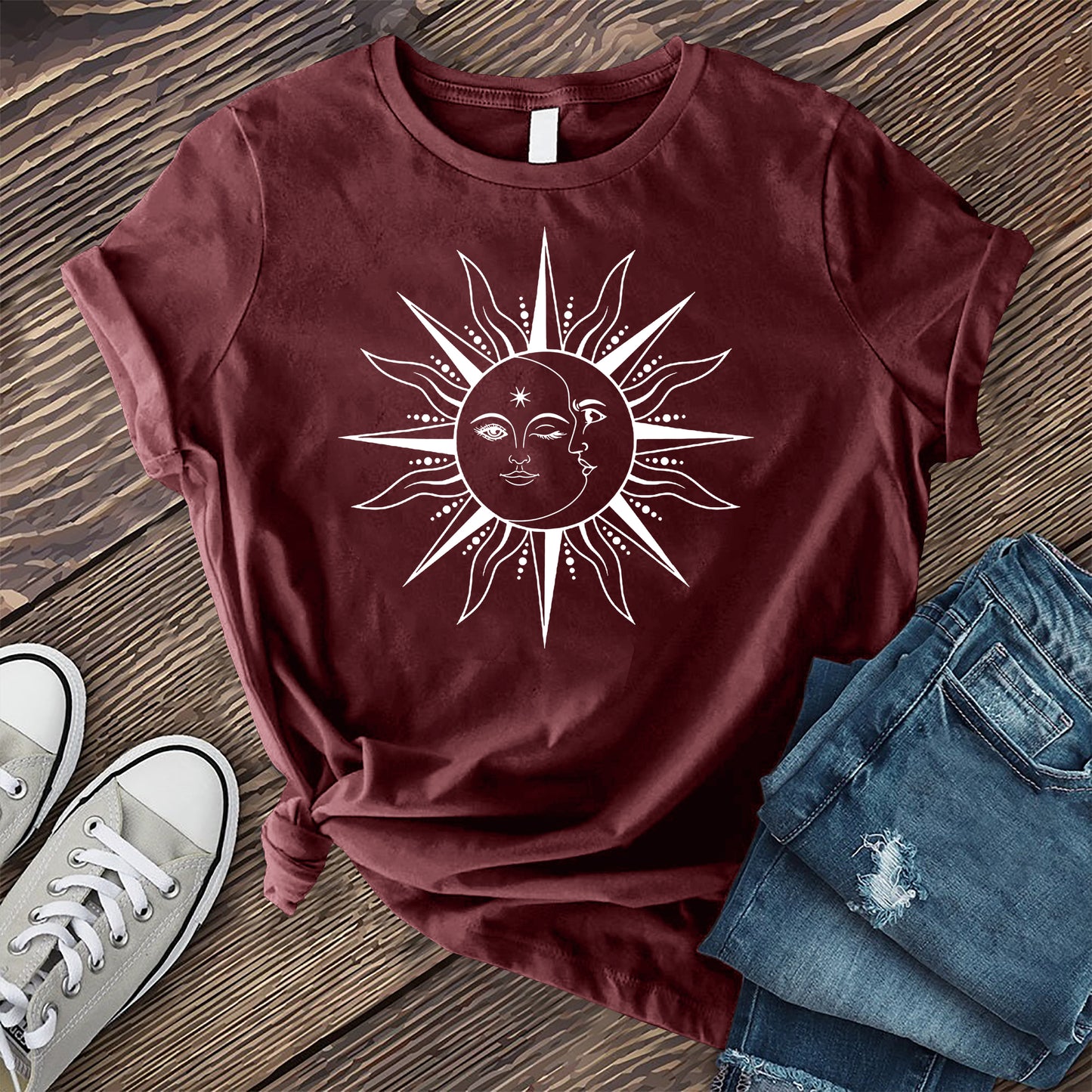 Smiling Sun and Moon T-Shirt