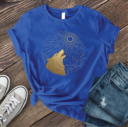 Moonlight Howling Wolf T-shirt