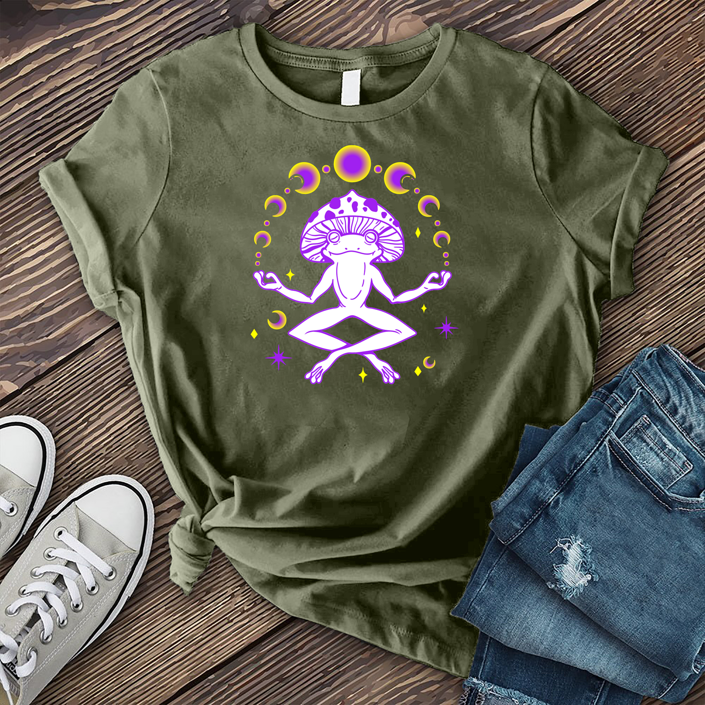 Lunar Phase Frog T-shirt