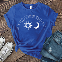 Load image into Gallery viewer, Zodiac Sun and Moon T-Shirt
