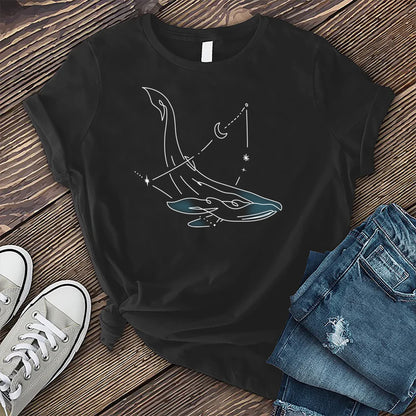 Capricorn Whale Constellation T-Shirt