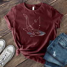Load image into Gallery viewer, Capricorn Whale Constellation T-Shirt
