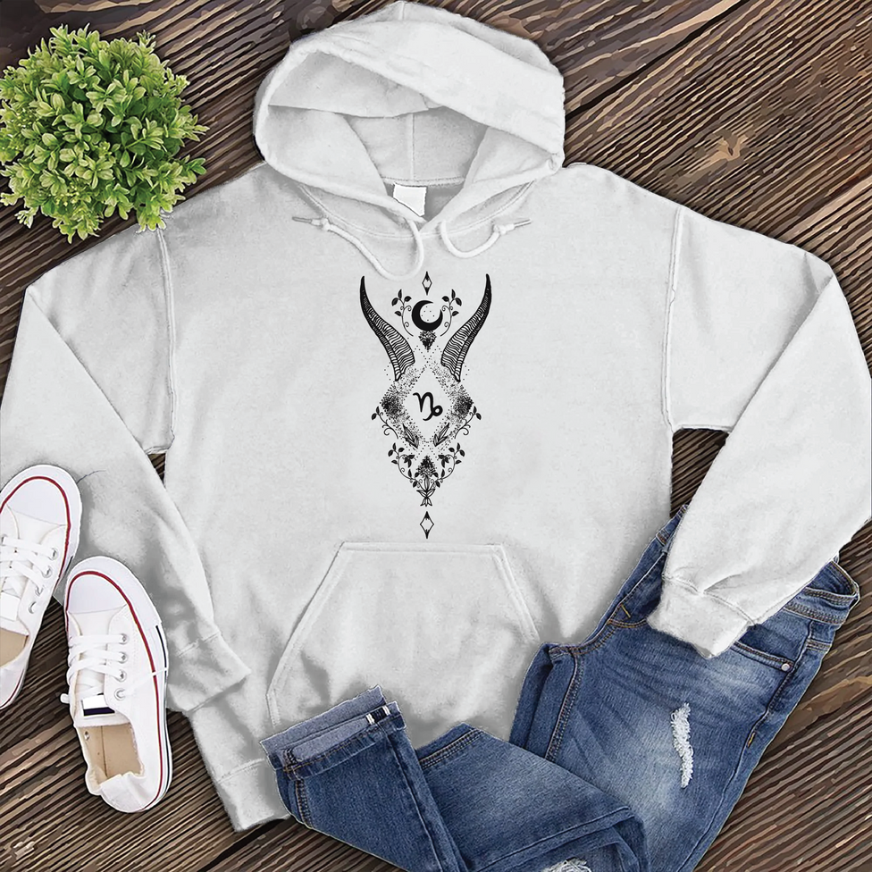 Capricorn Symbol Moon Hoodie Image