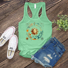 Load image into Gallery viewer, Cosmic Sun and Elements Women&#39;s Tank Top
